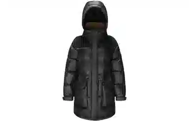 Bosideng 800 Fill Waist Hoodie Mid Down Jacket Women
