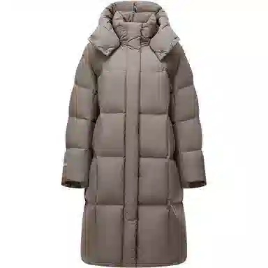 坦博尔 长款户外保暖休闲羽绒服 女款