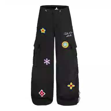 PEDLOR Vintage Cartoon Embroidered Jeans