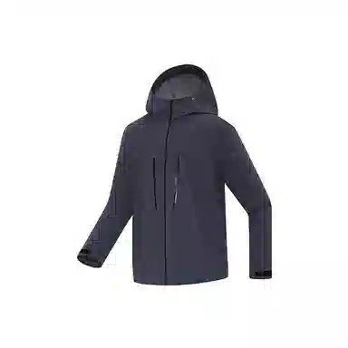 波司登  功能服饰系列 纯色拉链连帽轻薄通勤户外轻量软壳  防水防风耐磨透气防雨冲锋衣 男女同款