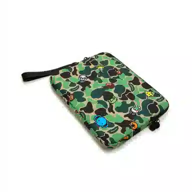 A Bathing Ape Baby Milo SS25 Notebook Bag Green