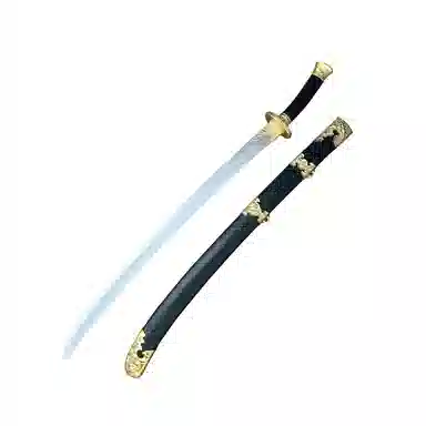 天予小镇 古代汉剑宝剑软胶材质刀剑兵器 大号拔刀剑 成品模型