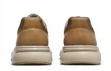 德赛 头层牛皮 空军一号 通勤百搭 复古休闲 学生穿搭 厚底增高 时尚简约 防滑耐磨 低帮 板鞋 男款