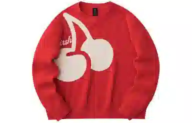 Anta x Kirsh Cherry Pullover Sweatshirt Red