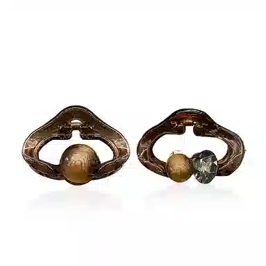 蒙妮 珠珠气质小号 树脂 发夹 女款