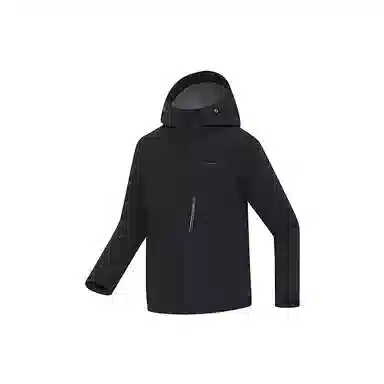 波司登  功能服饰系列 纯色拉链连帽轻薄通勤户外轻量软壳  防水防风耐磨透气防雨冲锋衣 男女同款