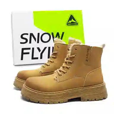 SNOW FLYING