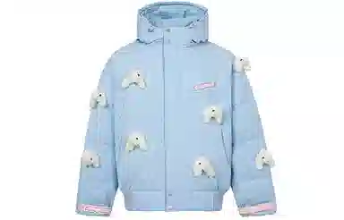 13 DEMARZO Shaking Light Plush Down Jacket