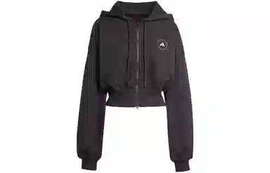 adidas x Stella McCartney Sportswear Cropped Hoodie Logo
