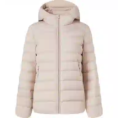 坦博尔 连帽短款纯色羽绒服 女款