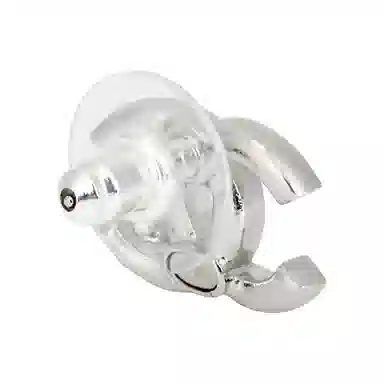 Chanel 25P Silver Earrings