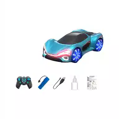 咕轹 新能源遥控车 流光概念特技车 遥控玩具