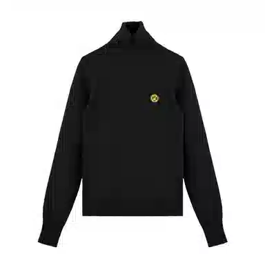 普鲁士多特蒙德 高领舒适纯色休闲长袖针织衫 女款