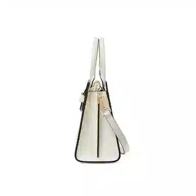 红蜻蜓 高档简约时尚潮流百搭 牛皮 手提包 男女同款情侣款 黑色