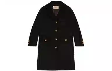 Gucci FW21 Wool Coat Black