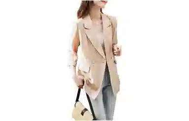 【dme】 纯色一粒扣七分袖西装 女款