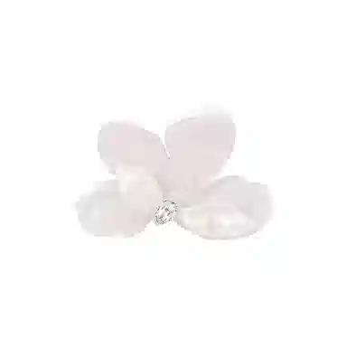 芒果饰品 绝美人鱼姬三角梅花朵抓夹 锆石 发夹 女款