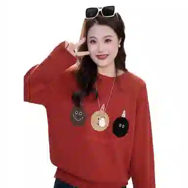 云妃秀 大码女装气质减龄针织衫 女款
