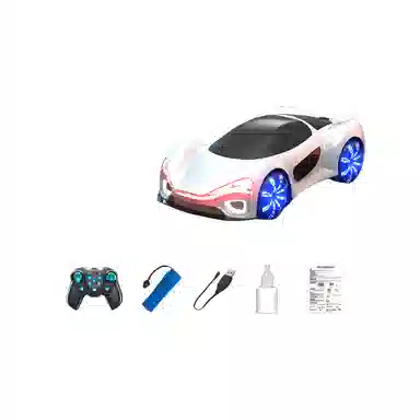 咕轹 新能源遥控车 流光概念特技车 遥控玩具