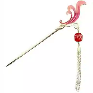 【浪花朵朵】 指尖瑰宝 古风海浪流苏高级感新中式盘发汉服步摇气质优雅简约个性百搭 合金 滴油 发簪 女款