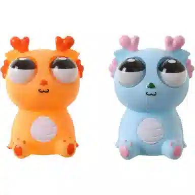 柔尔熊 爆眼龙捏捏乐 可爱卡通解压 玩具