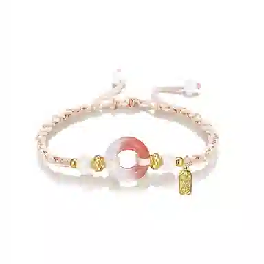 【锁住平安，扣住幸福】 饰伴 新中式转运国风开运顺遂编织绳 好运 合金 手绳 男女同款情侣款