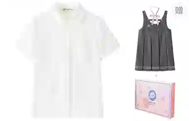 东鲸岁时记 学院风甜美可爱小个子短袖衬衫 女款 白色