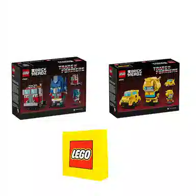 LEGO Transformers Optimus Prime Bumblebee 490pcs 40803+40804
