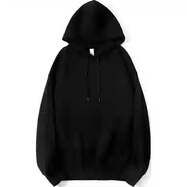 重磅基础 纯色连帽宽松长袖卫衣 女款