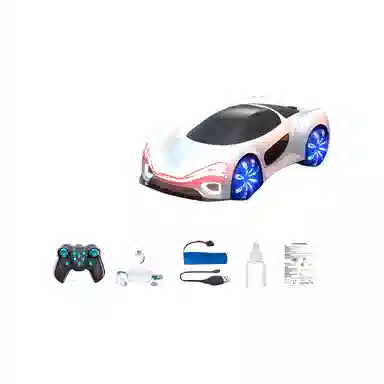 咕轹 新能源遥控车 流光概念特技车 遥控玩具