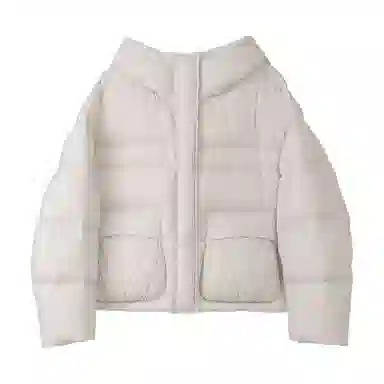 法儿家 韩系宽松连帽设计感羽绒服 女款