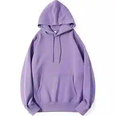 重磅基础 纯色连帽宽松长袖卫衣 女款