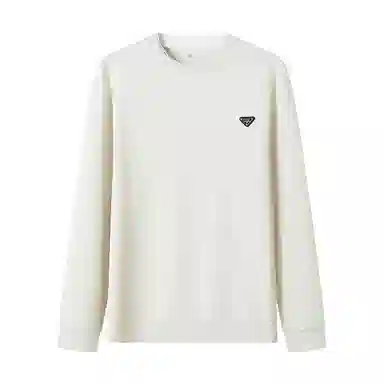 李生制造 纯色远航系列波浪纹网状结构透气户外假两件圆领长袖卫衣 男款