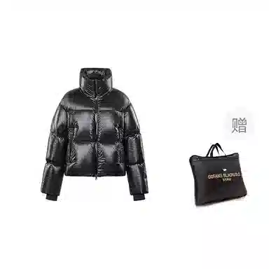 高梵 黑金英国皇室高定传世珍奢三格短款羽绒服 女款 黑色
