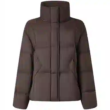 坦博尔 蓬松小个子立领百搭短款羽绒服 女款