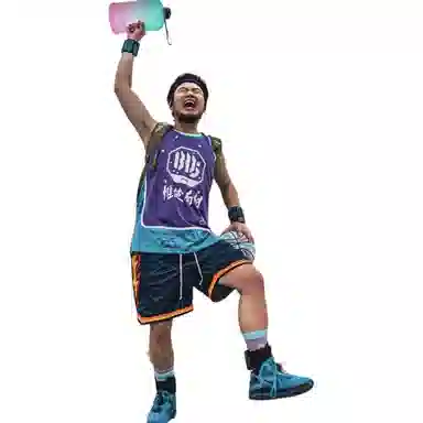 美式高街复古闪电纹透气速干三分短裤适合户外跑步训练等多种场景专业篮球裤 男女同款