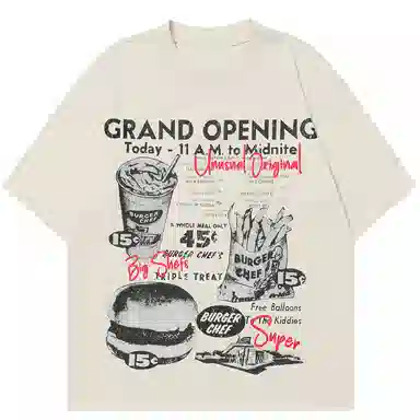 TH FABRICATE Vintage Print T-Shirt