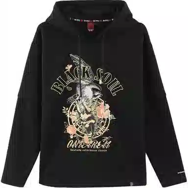 鬼洗 连帽假两件时尚卫衣 女款