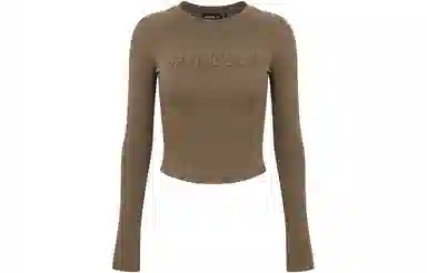 APEA Classic Letter Patch Knit Sweater