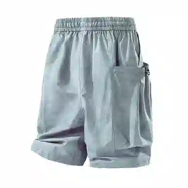 巴塞罗那足球俱乐部 城市机能扎染美式高街骷髅头基础字母系带篮球百搭速干山系户外凉感透气垂感经典宽松五分裤工装短裤 男女同款