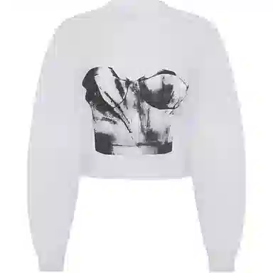 Alexander McQueen FW22 Bustier Sweatshirt