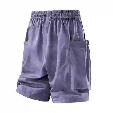 巴塞罗那足球俱乐部 城市机能扎染美式高街骷髅头基础字母系带篮球百搭速干山系户外凉感透气垂感经典宽松五分裤工装短裤 男女同款