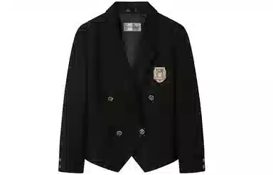 东鲸岁时记 纯色双排扣长袖西装外套 女款