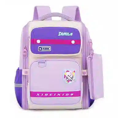 恒源祥 一年级 涤纶（聚酯纤维） 可爱双肩包 常规 男女同款情侣款 多色