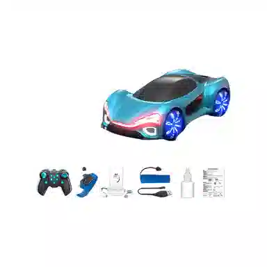 咕轹 新能源遥控车 流光概念特技车 遥控玩具