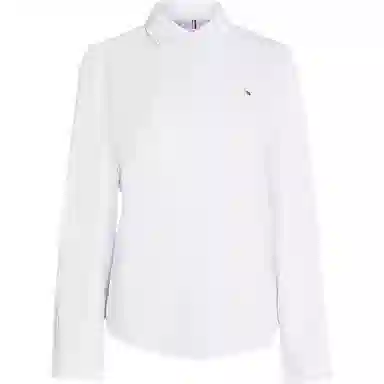 Tommy Hilfiger Regular Fit Stripe Stretch Oxford Shirt Logo