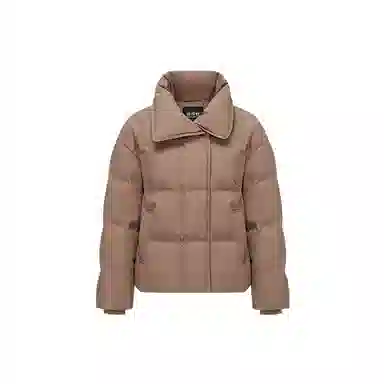 波司登 鹅绒立领短款厚款纯色面包服羽绒服 女款