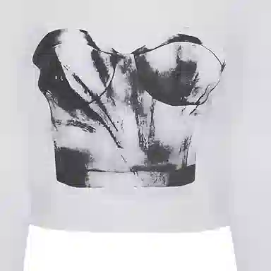 Alexander McQueen FW22 Bustier Sweatshirt