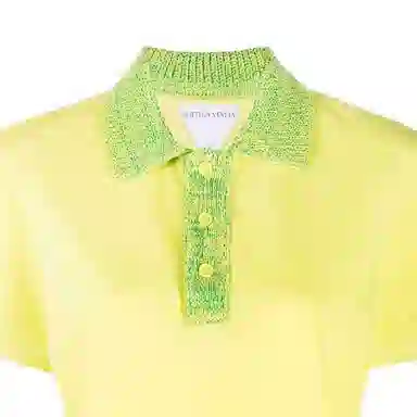 Bottega Veneta Polo Shirt Yellow