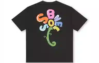 BONELESS Sunflower Letter Print T-Shirt